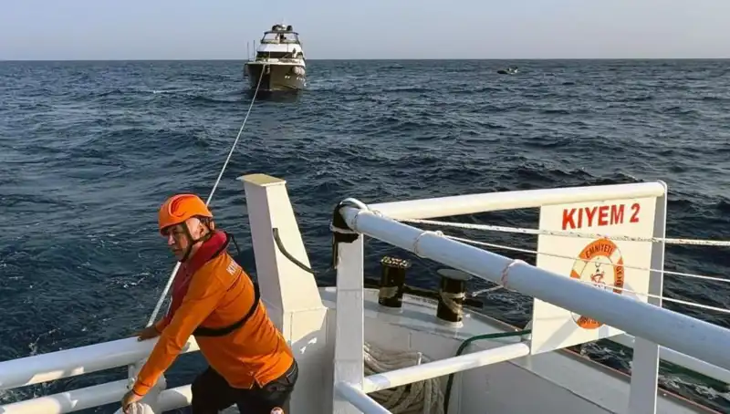 Marmaris Açıklarında Sürüklenen Tekne Dramı: Kahramanlar Kurtarma Sürecinde!