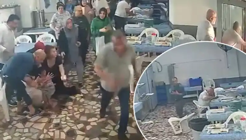 Yemekhanede Deprem Anı: Farklı Tepkilerle Hayatta Kalmak