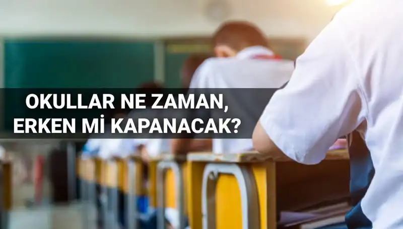 2024-2025 Eğitim Yılı Okul Kapanma Tarihleri Açıklandı: Erken mi Kapanıyor?