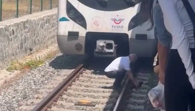 Marmaray’da Kediyi Gören Makinist, Seferi Durdurarak Hayatı Kurtardı