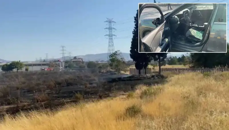 İzmir'deki Otluk Alan Yangını AVM Otoparkına Sıçradı, Korku Dolu Anlar Yaşandı