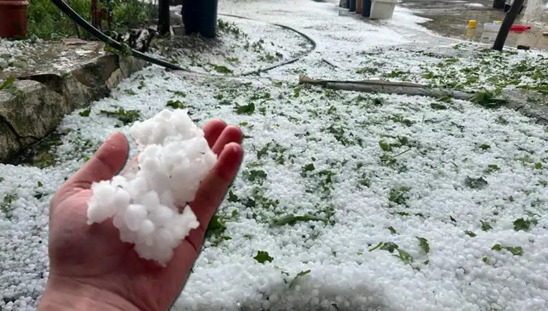 Haziran Ayında Yaşanan Dolu Olayı: Şehir Beyaza Büründü!