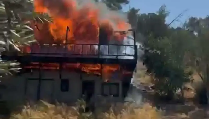 Bodrum’da Büyümeden Önce Yangın Ekipleri Harekete Geçti!