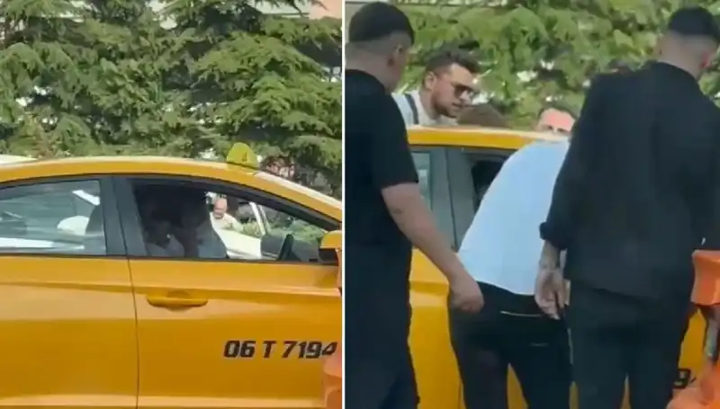 Trafikte Yaşanan Gerginlik: Taksi Şoförüne Yumruk Attı!