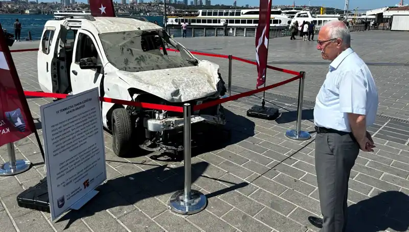15 Temmuz Darbe Gecesi Tankların Ezdiği Araçlar Sergisi Başlıyor